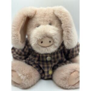 Pink Pig Plush Stuffed Animal 11" #1364 The Boyds Collection J.B. Bean Series